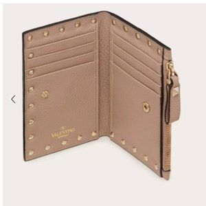 Valentino Garavani Rockstud coin purse and cardholder